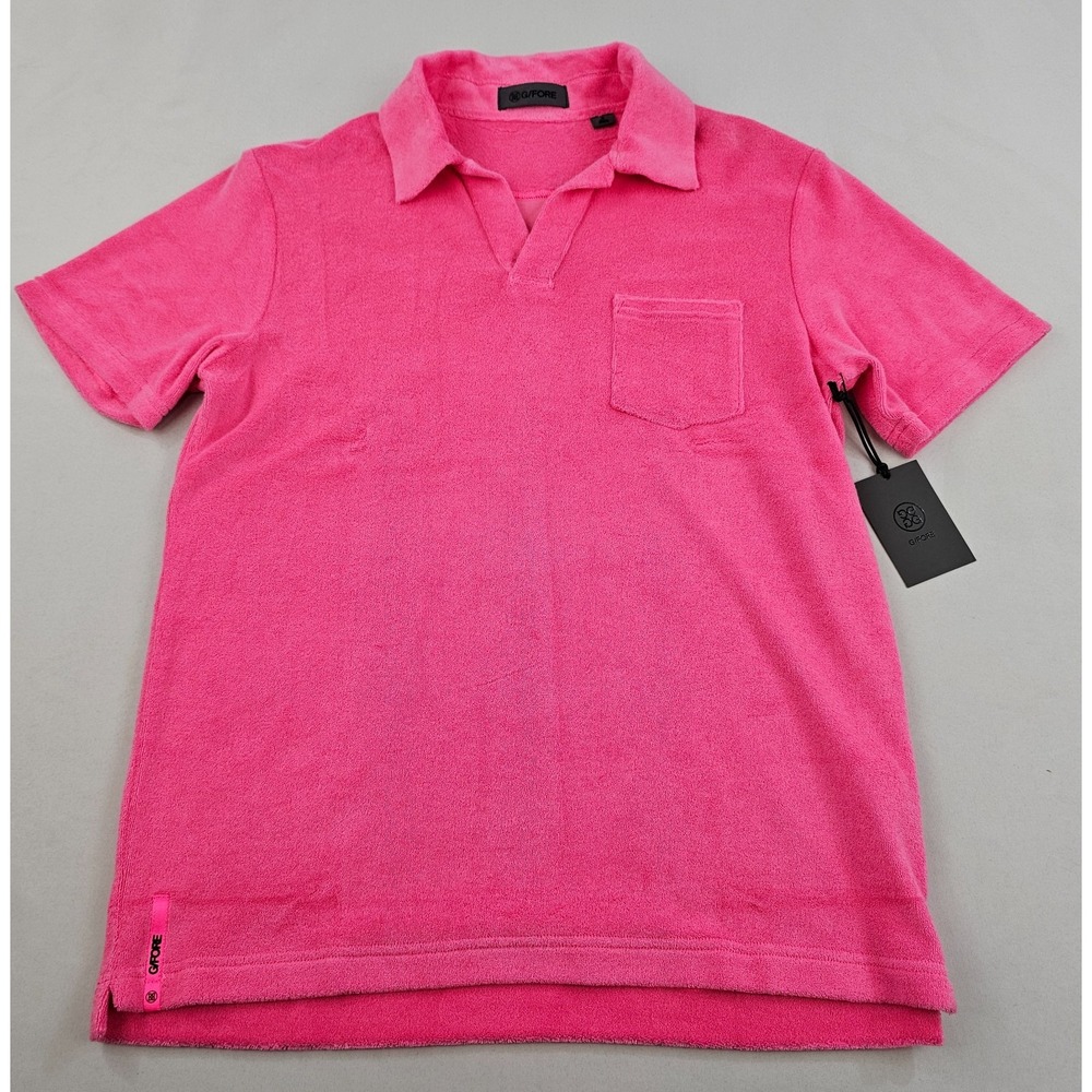GFORE G/FORE polo shirt mens S Small GMP000114 knockout pink stretch $165